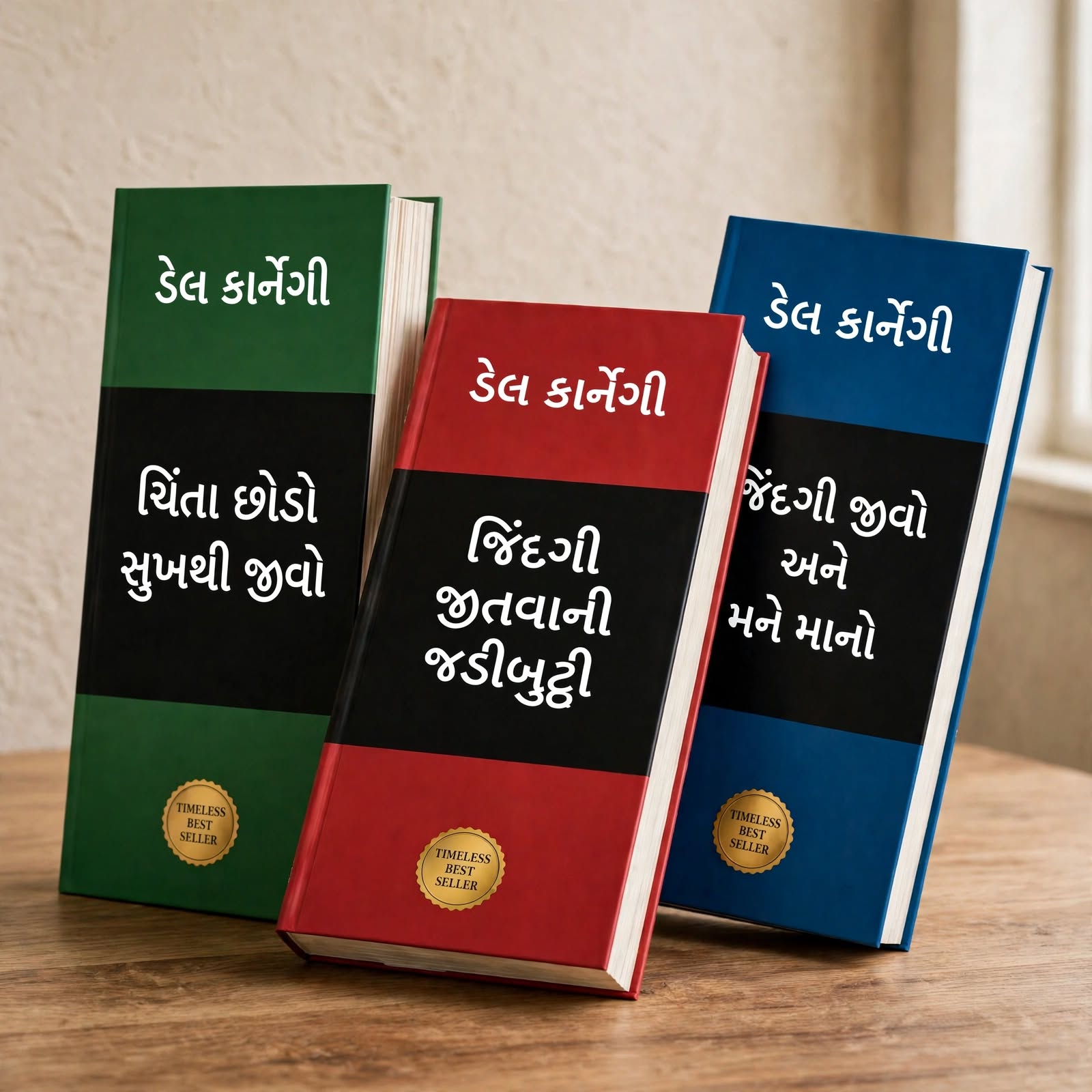 JIndgi Jitva ni Jadibutti - જીંદગી જીતવાની જડીબુટ્ટી + ચિંતા છોડો સુખથી જીવો + જીંદગી જીવો અને કામને માણો